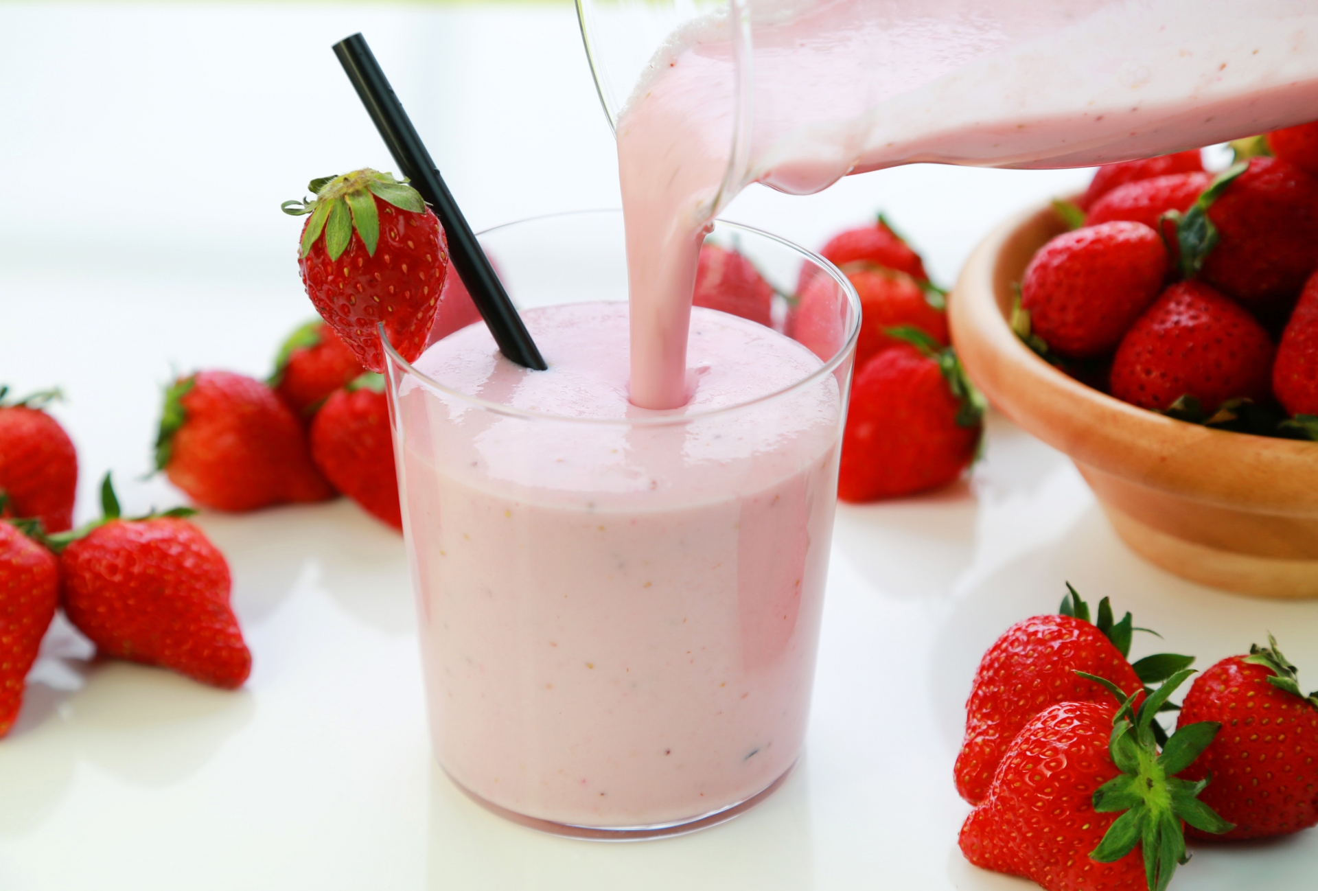 イチゴのスムージー