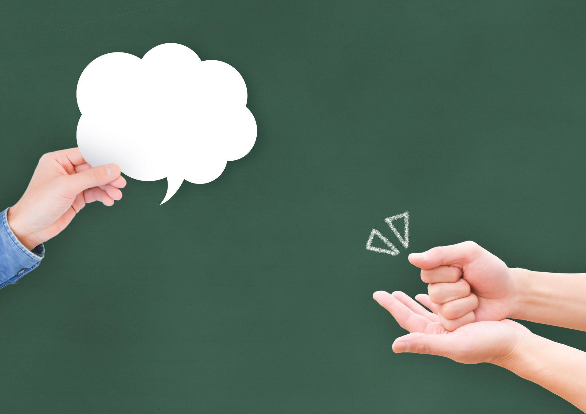 吹き出しとひらめき