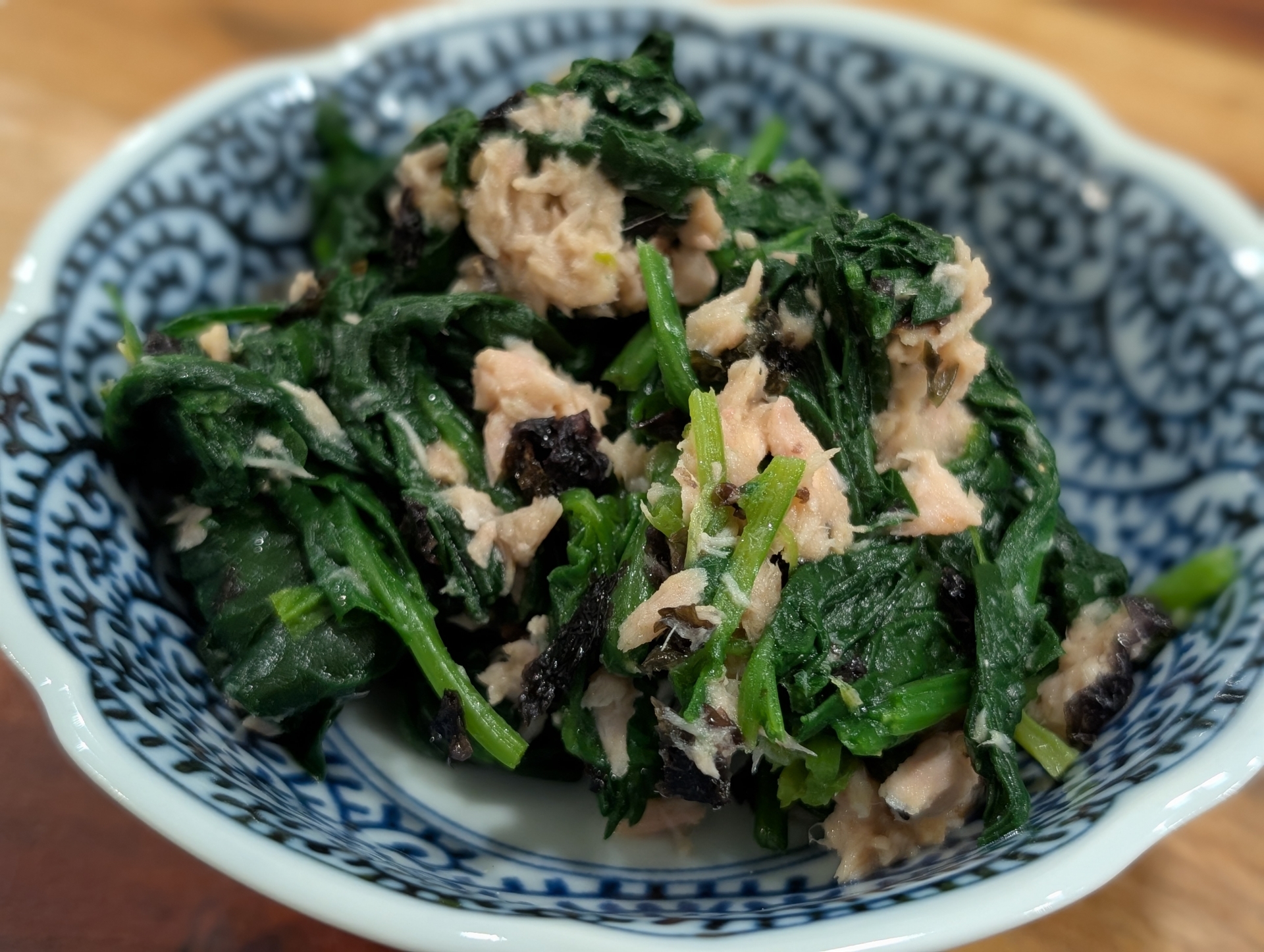 ほうれん草とツナのおひたし