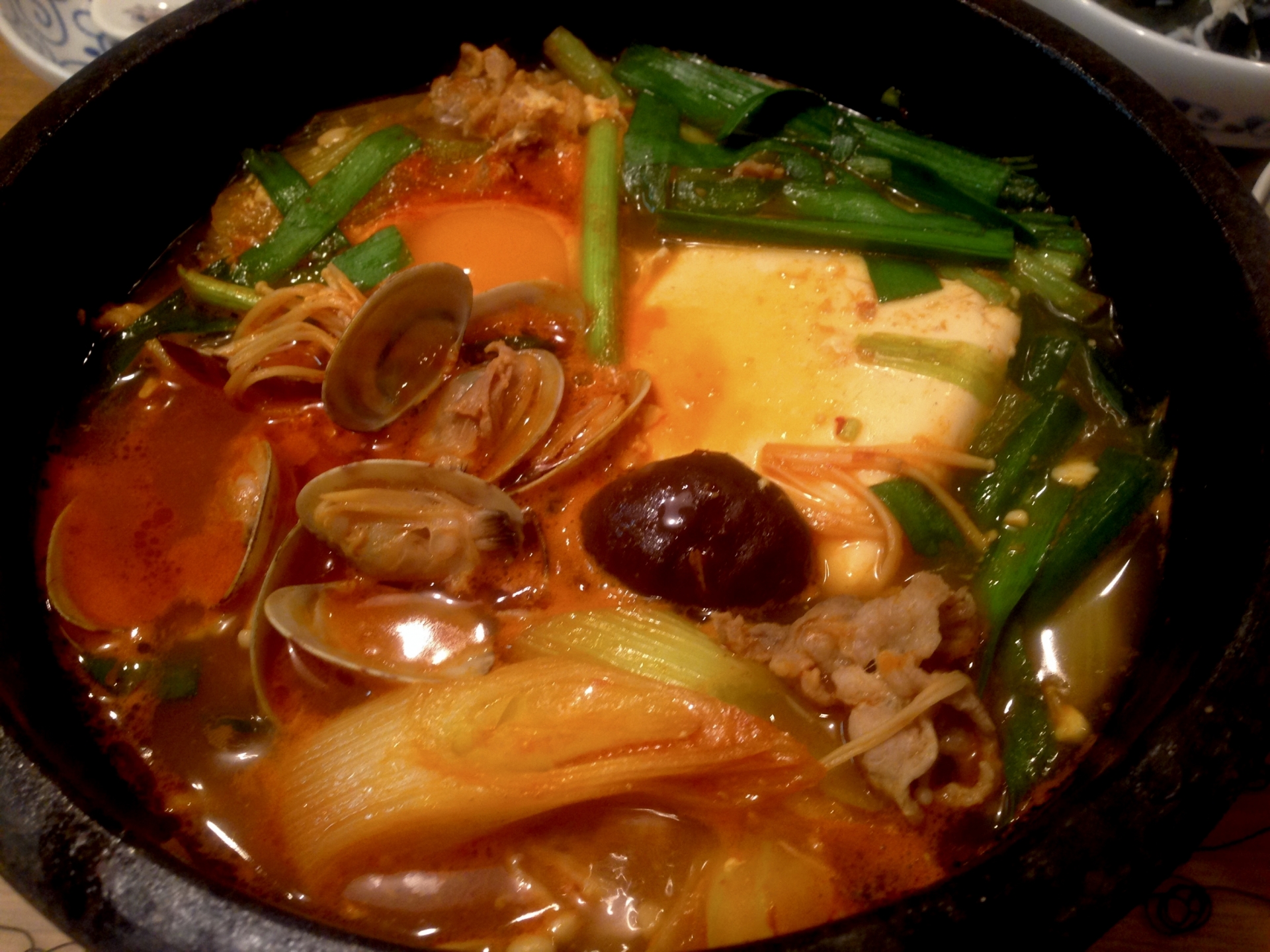 あさりのスンドゥブ