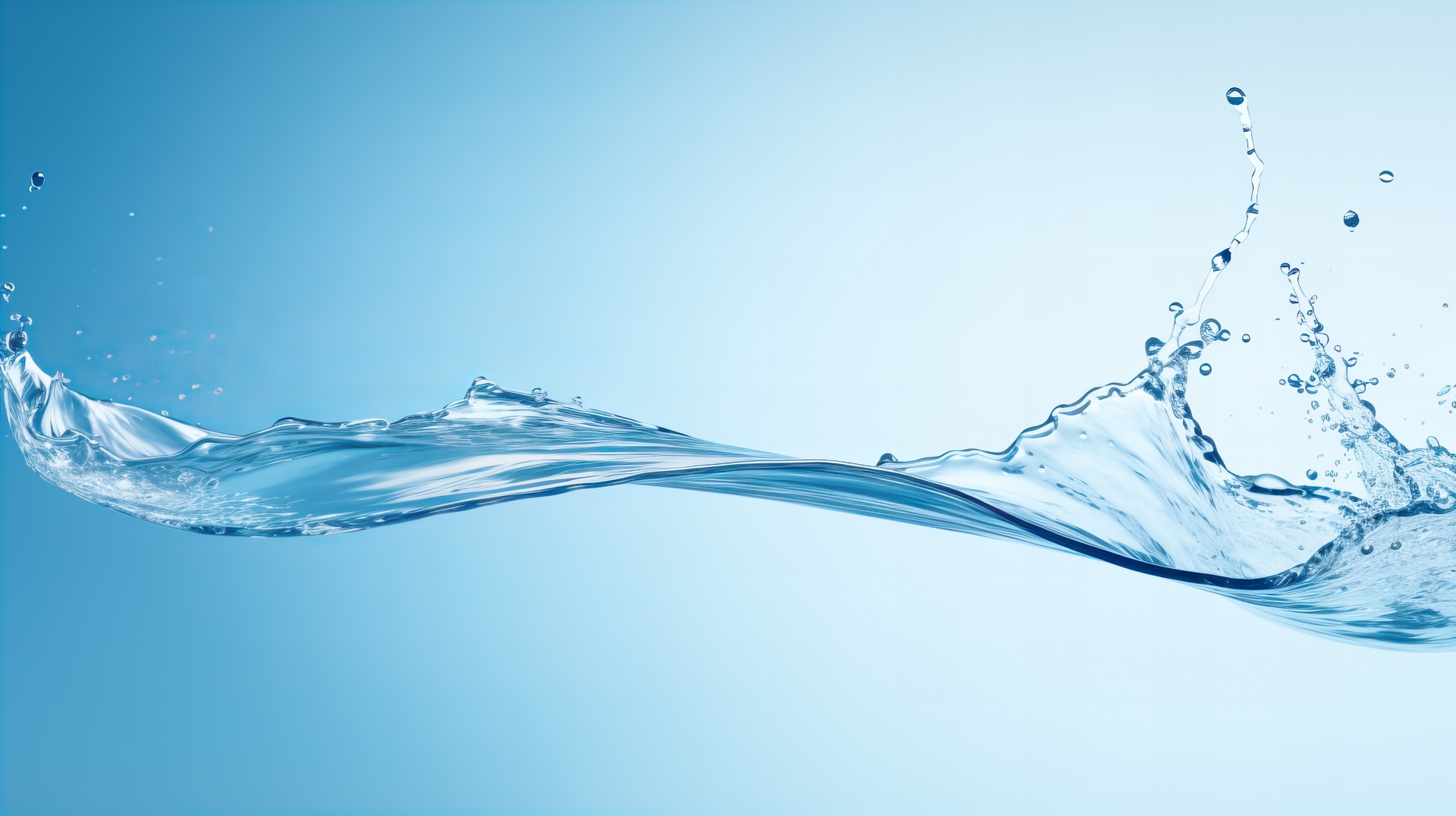 水が波打つ様子