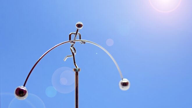 青空とやじろべえ